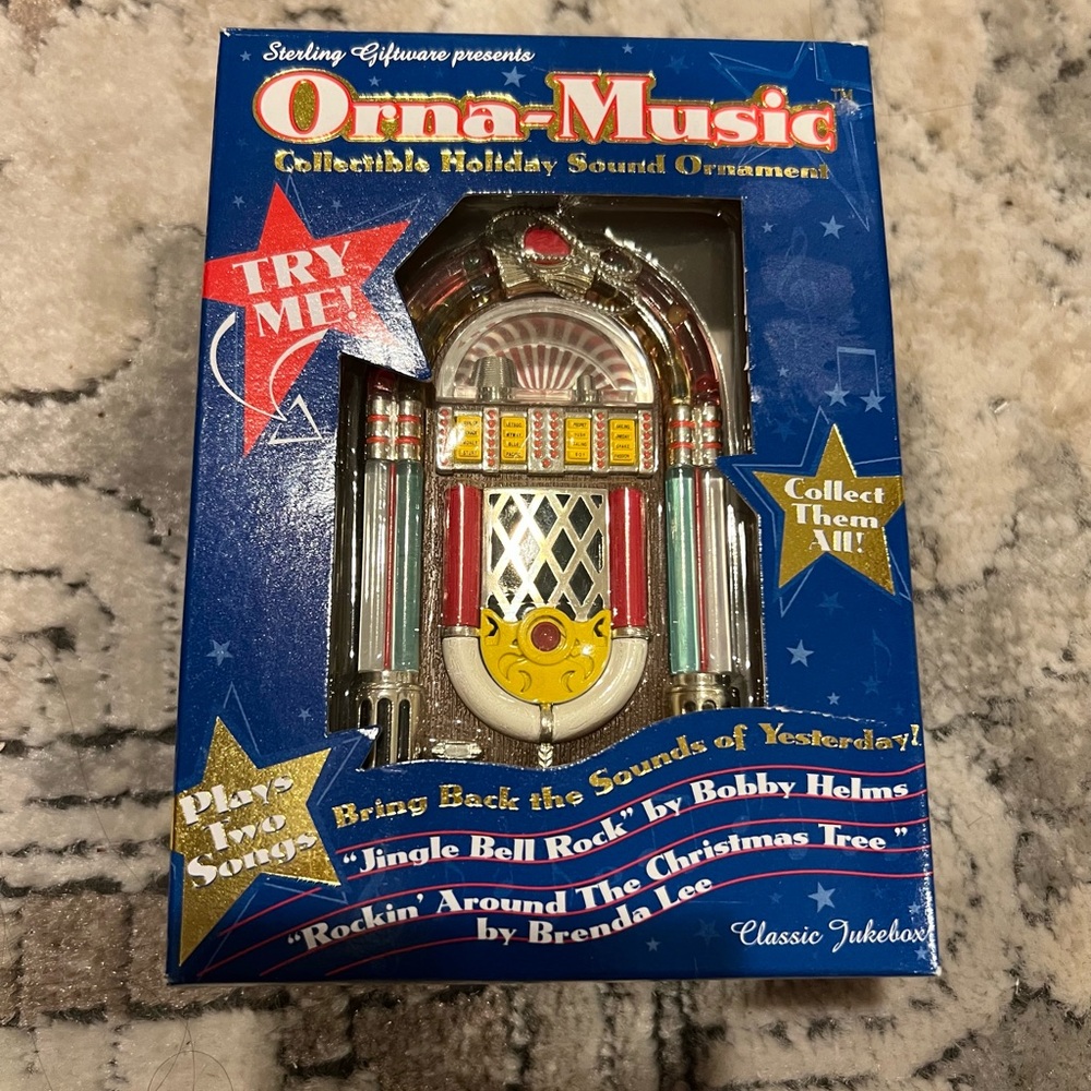 Orna-Music Collectible Holiday Sound Ornament